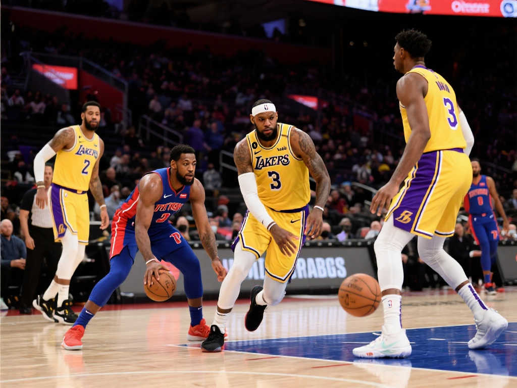 防守崩盘+失误频发 湖人遗憾失利再负活塞